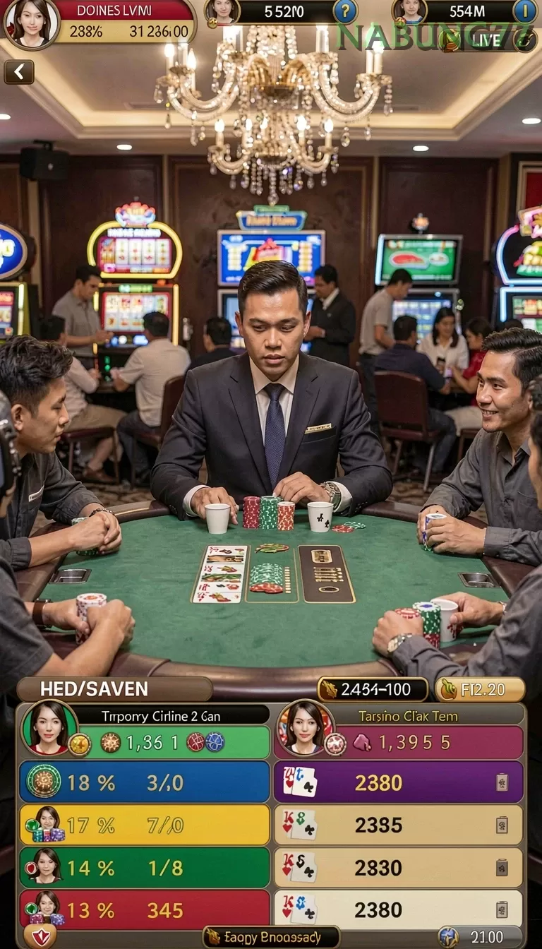 Cuplikan layar ROYAL188 — menu navigasi