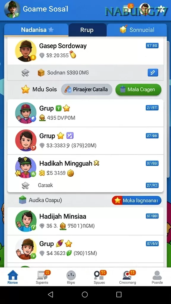 Cuplikan layar IDXSTAR — aktivitas