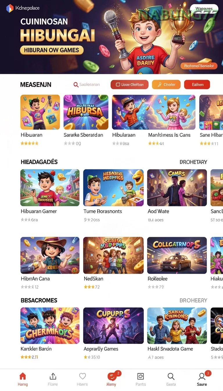 Cuplikan layar RSNVIP8 — menu navigasi